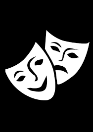 This theater mask (coloring page) clipart is provided in jpeg format. Greek Theatre Masks Coloring Pages