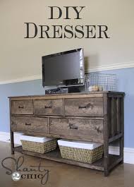 Apply a coat of behr hazelnut creme on the dresser and the outside of the drawers. Pottery Barn Inspired Diy Dresser Shanty 2 Chic