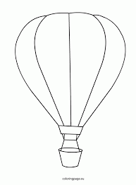 Free printable hot air balloons coloring. Vintage Hot Air Balloon Coloring Page Coloring Home