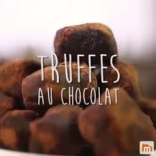 Truffes Au Chocolat Truffesauchocolat Chocolat Noir Beurre Jaune D Oeuf Sucre Vanille Sucre Glace Cacao
