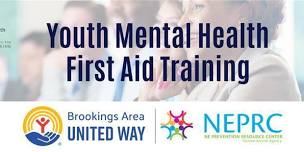 June 18, 2026: Youth Mental Health First Aid Training