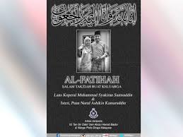 Demikian disebutkan habib utsman bin yahya dalam karyanya. Ketua Polis Negara Zahir Ucapan Takziah