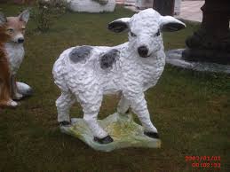 Merinos Kuzu Heykeli Heykel Hayvan Bahce