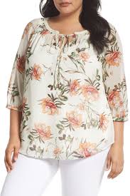 Paisley Blouse Plus Size