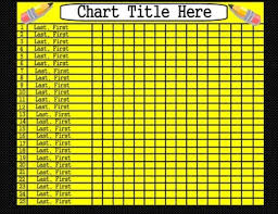 70 Abiding Classroom Incentive Chart