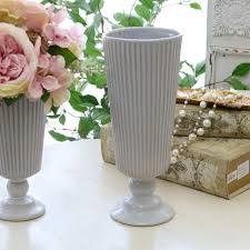 楽天市場 花瓶 おしゃれ 陶器 フレンチ フレンチカントリー アンティーク風 フラワーベース アンティーク調 フレンチベース アンティークグレー f11 高さ27cm アンティーク雑貨 cheerful フラワーベース 花瓶 陶器