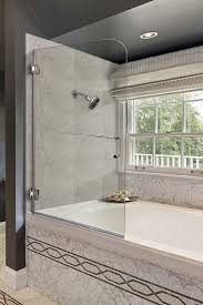 Imaging Trading In Your Moldy Old Shower Curtain For A Beautiful New Bathtub Screen You Can Diy In As Little As One Week Bathtub Remodel Bathtub Bathroom Renos