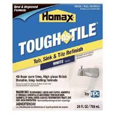 Renueve y restaure su lavamanos. Homax 720773 Tub Sink Brush On One Part Epoxy 26 Ounce White Epoxy Tile Paint Amazon Com Industrial Scientific