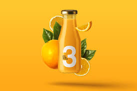 Download Juice Bottle Mockup Scene