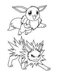 Discover thanksgiving coloring pages that include fun images of turkeys, pilgrims, and food that your kids will love to color. Eevee And Jolteon Coloring Page Anime Coloring Pages