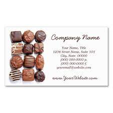 Pin On Chocolate Business Cards