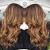 Honey Blonde Ombre On Black Hair