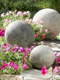 15 Awesome Concrete Garden Decor Ideas To Have The Most Beautiful Yard In The Neighborhood The Art In Life Concrete Garden Landscaping With Rocks Garden Balls