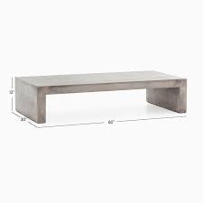 Concrete Waterfall Indoor Outdoor Coffee Table In 2020 Coffee Table Outdoor Coffee Tables Coffee Table Rectangle