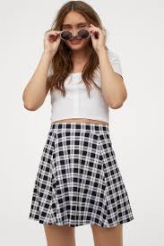 Black And White Checkered Skirt H M Pin On Cute Outfits