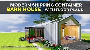 While the term barndominium used to refer to a metal building, this collection showcases mostly traditional house plans with the barn look. Modern Shipping Container 3 Bedroom Barn House Design Floor Plans Barnbox 640 Youtube