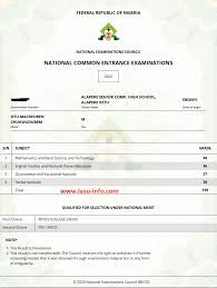 To check your result, follow the five (5) simple steps above. Neco Ncee Common Entrance Result Checker 2020 2021 Photos