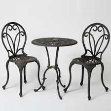 Best Selling Home Decor Thomas 3 Piece Black Frame Bistro Patio Set With Bistro Lowes Com Bistro Patio Set Patio Dining Set Iron Patio Furniture