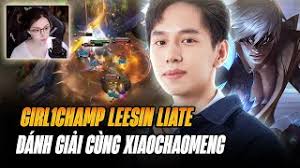 GIRL1CHAMP LEESIN LIATE VỚI TƯỚNG TỦ CÙNG XIAOCHAOMENG QUẨY GIẢI STREAMER  TRUNG QUỐC VÀ CÁI KẾT