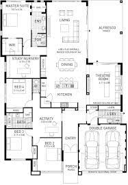 Looking for more real estate to buy? The Catherine Bay Four Bed Single Storey Home Design Two Story House Plans Four Bedroom House Plans House Floor Plans