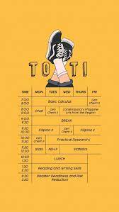 Class Schedule Template Schedule Design Schedule Design Layout Timetable Design