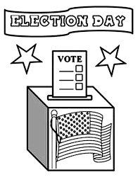 Click the download button to find out the full image of voting coloring pages. Flag On Ballot Box Coloring Pages