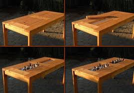 Diy Patio Table With Built In Beer Wine Coolers Diy Patio Table Diy Patio Patio Table