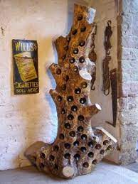 Tree Wine Rack By Uk S Rack And Ruin Suportes Para Garrafas De Vinho Garrafeiras Decoracao Em Madeira Rustica