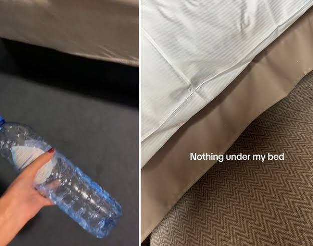 Flight attendant's little-known water bottle trick every traveller should do  in a hotel room | 7NEWS