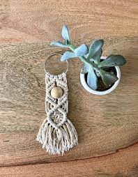 Surdimensionne Macrame Porte Cle Modeles De Macrame Points De Macrame Macrame