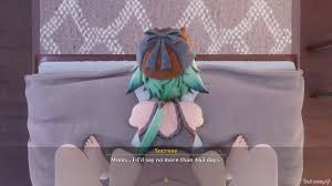 Pinksama animation Genshin Impact Lumine Sucrose futanari sex