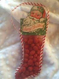 When it comes to stocking one of the largest selections of wholesale retro and nostalgic candy, blair candy knows the favorites you miss or the treats you can't wait to discover. Christmas Candy Sock With Santa Every Year If It Was A Little Cheesy And Kin Vintage Christmas Stockings Christmas Stockings Personalized Antique Christmas