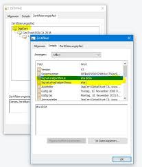 Matching is performed using the matching rules specified by rfc2459.if more than one identity of a given type is present in the certificate (e.g., more than one dnsname name, a match in any one of the set is considered acceptable.) Ios13 Anforderung Tls Zertifikate Administrator