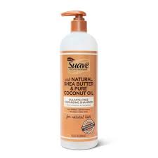 Mainly preferable for dry and straight hair. Suave Professionals For Natural Hair Cleansing Sulfate Free Shampoo For Curly To Coily Hair Shea Butter And Coconut Oil 16 5 Fl Oz Target