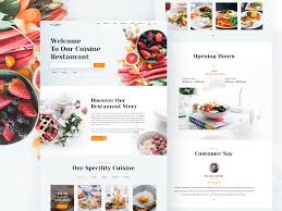 Cuisine Restaurant Website In 2020 Restaurant Website Restaurant Website Design Restaurant