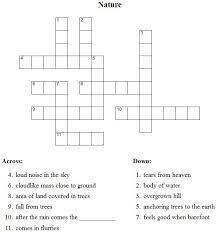This is perfect for beginners or if you prefer a smaller puzzle that still offers beautiful nature. Kidprintables Com Crossword Puzzle Nature Word Puzzles Nature Kids Nature Words