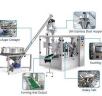 Automatic Stand up Pouch Doypack Filling Packing Peanut Cashew Nuts  Packaging Machine