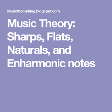 Music Theory Sharps Flats Naturals And Enharmonic Notes