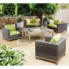 Members Mark Grand Cayman 5 Piece Collection Outdoor Seating Set Patio Seating Sets Deep Seating Patio Furniture