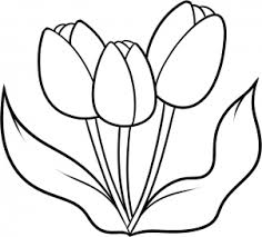 How To Draw Spring Tulips Step By Step Flowers Pop Culture Free Online Drawing Tutorial Added By Flower Drawing Design Flower Drawing Easy Flower Drawings