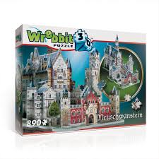 Top 5 best 3d wooden puzzles in 2021. Neuschwanstein Castle Wrebbit 3d Puzzle