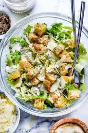 The Best Caesar Salad With Garlic Croutons Foodiecrush Com In 2020 Caesar Salad Recipe Chicken Caesar Salad Recipe Homemade Caesar Salad Dressing