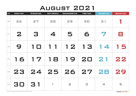 August 2021 calendar with holidays and celebrations of united states. Kalender August 2021 Zum Ausdrucken Mit Feiertagen Kalender 2021 Zum Ausdrucken