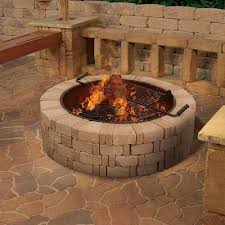 Fire pits & outdoor heating. Brick Fire Pit Menards Novocom Top