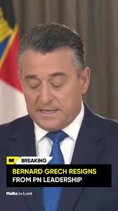 Bernard Grech Resigns as Nationalist Party Leader in Malta