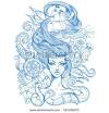 Long Hair Tattoo