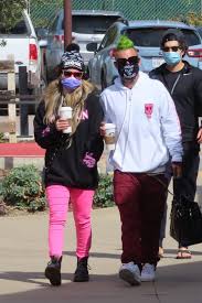 She has two matching designs with whibley,. Avril Lavigne With Mod Sun Seen On Valentine S Day In Malibu Gotceleb