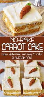 No Bake Carrot Cake Healthy Baking Desserts Baked Carrots Free Desserts
