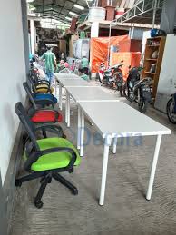 Harga paket meja dan kursi kantor murah. Set Meja Dan Kursi Kantor Hanya 450k Decora
