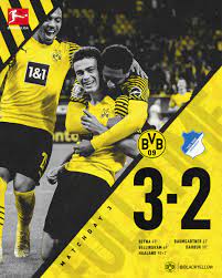 Borussia dortmund is playing next match on 27 aug 2021 against 1899 hoffenheim in bundesliga.when the match starts, you will be able to follow borussia dortmund v 1899 hoffenheim live score, standings, minute by minute updated live results and match statistics. Dqpunx3i9plq7m